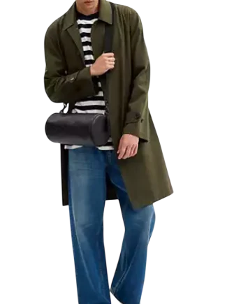 Coach Andre Barrel Bag 30 In Signature Canvas