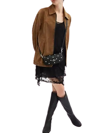 Coach Andrea Small Shoulder Bag With Star Print