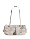 Coach Asher Shoulder Bag With Newspaper Print