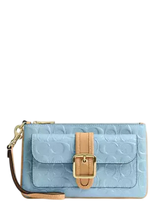 Coach Ashton Wristlet In Signature Leather