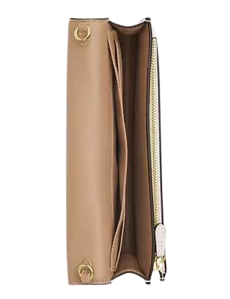 Coach Boxed Anna Foldover Clutch Crossbody Bag And Card Case Set With Star Print