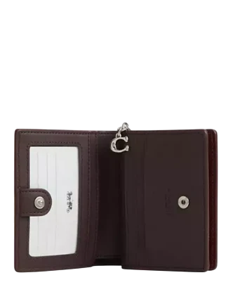 Coach Boxed Snap Wallet And Picture Frame Bag Charm