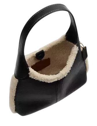 Coach Brooklyn Shoulder Bag 28 In Shearling
