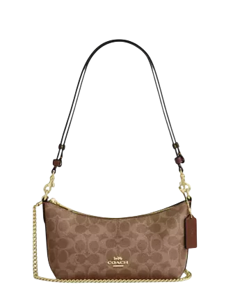 Coach Caitlin Shoulder Bag In Signature Canvas