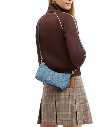 Coach Caitlin Shoulder Bag With Quilting