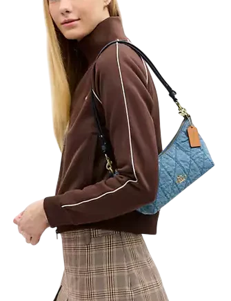 Coach Caitlin Shoulder Bag With Quilting