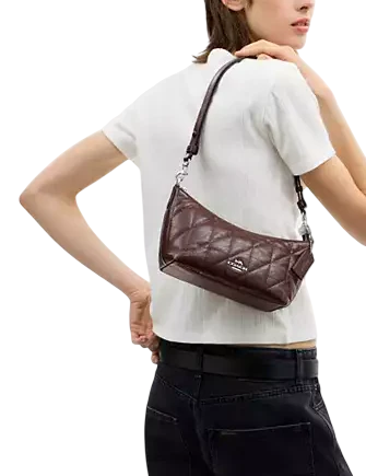 Coach Caitlin Shoulder Bag With Quilting