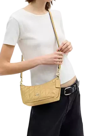 Coach Caitlin Shoulder Bag With Quilting