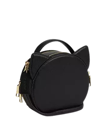 Coach Canteen Crossbody Bag With Halloween Cat