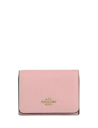 Coach Card Holder Wallet In Signature Canvas