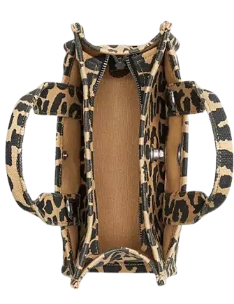 Coach Cargo Tote Bag 26 With Leopard Print