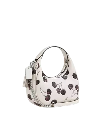 Coach Carmen Mini Crossbody Bag With Cherry Print