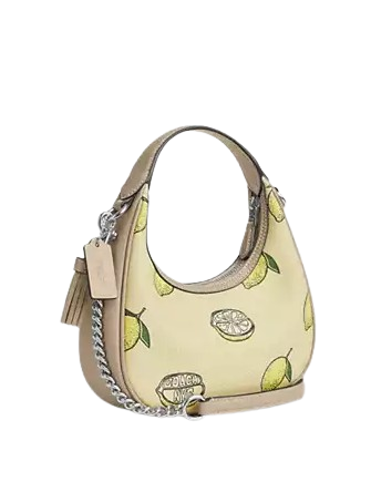Coach Carmen Mini Crossbody Bag With Lemon Print