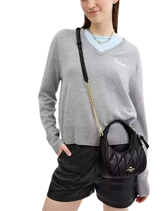 Coach Carmen Mini Crossbody Bag With Quilting