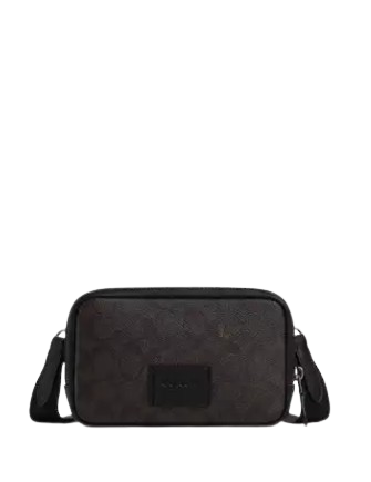 Coach Carrier Phone Crossbody In Signature Canvas