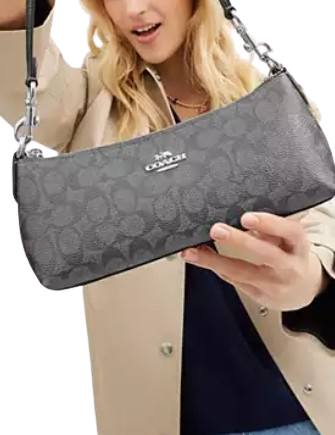 Coach Charlotte Shoulder Bag In Signature Canvas