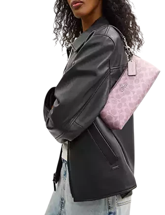 Coach Charlotte Shoulder Bag In Signature Canvas