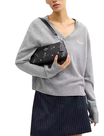 Coach Charlotte Shoulder Bag With Star Print