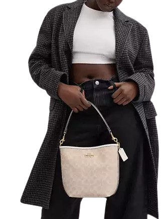 Coach City Bucket Bag In Signature Canvas