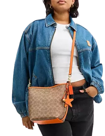 Coach City Bucket Bag In Signature Canvas With Star Charm