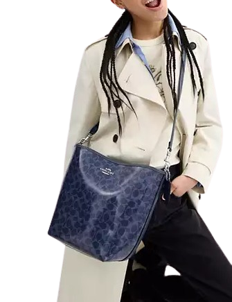 Coach City Large Bucket Bag In Signature Canvas