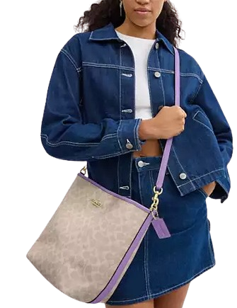 Coach City Large Bucket Bag In Signature Canvas