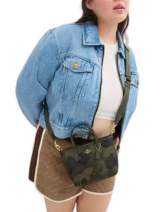 Coach City Mini Tote Bag In Signature Camo Print