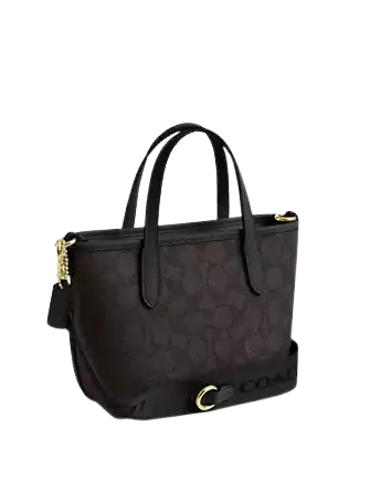 Coach City Mini Tote Bag In Signature Canvas