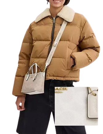Coach City Mini Tote Bag In Signature Canvas