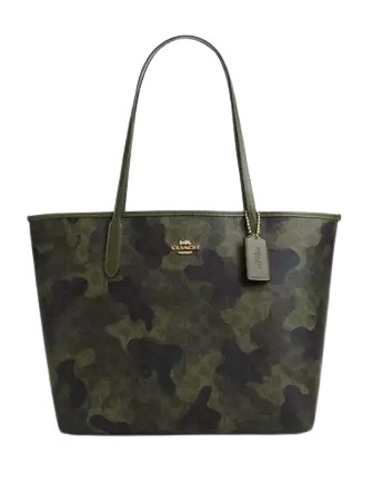 Coach City Tote Bag In Signature Camo Print