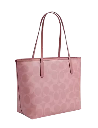 Coach City Tote Bag In Signature Canvas