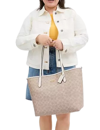 Coach City Tote Bag In Signature Canvas