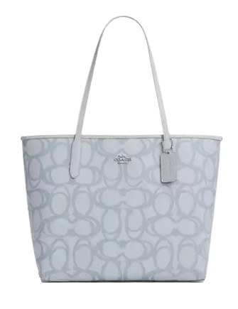 Coach City Tote Bag In Sketch Signature Canvas