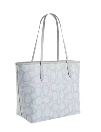 Coach City Tote Bag In Sketch Signature Canvas