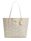 Coach City Tote Bag In Sketch Signature Canvas