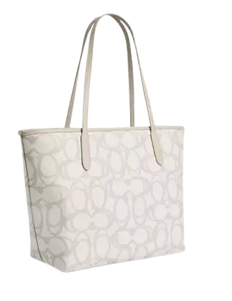 Coach City Tote Bag In Sketch Signature Canvas
