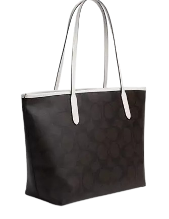 Coach City Tote Bag With Coach Graphic