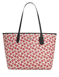 Coach City Tote Bag With Floral Print