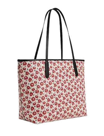Coach City Tote Bag With Floral Print