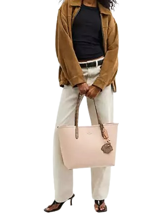 Coach City Tote Bag With Shell Charm