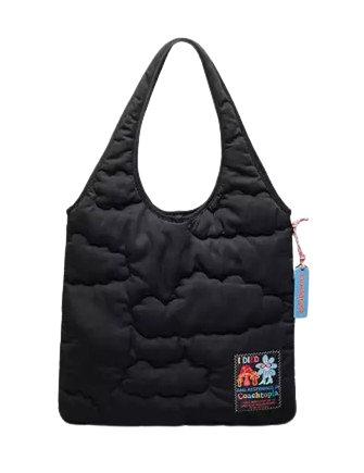 Coach Coachtopia Loop Flat Tote With Cloud Quilting