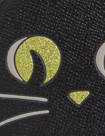 Coach Coin Case With Halloween Cat