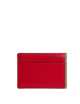 Coach Compact Billfold Wallet In Signature Canvas
