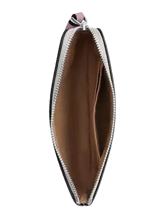 Coach Corner Zip Wristlet In Signature Canvas