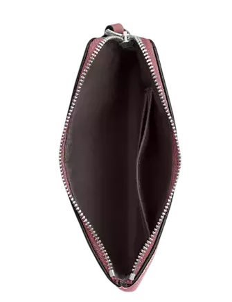 Coach Corner Zip Wristlet In Signature Canvas