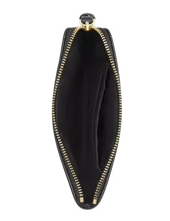 Coach Corner Zip Wristlet In Signature Jacquard