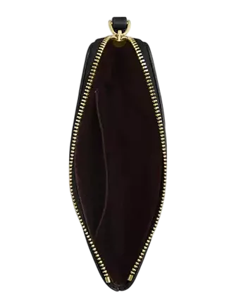 Coach Corner Zip Wristlet With Cherry Print