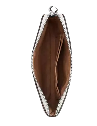 Coach Corner Zip Wristlet With Cherry Print