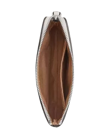 Coach Cosmic Coach Corner Zip Wristlet With Rocket Print
