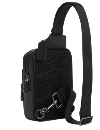 Coach Cosmic Coach Racer Sling Pack In Signature Canvas With Robot Print